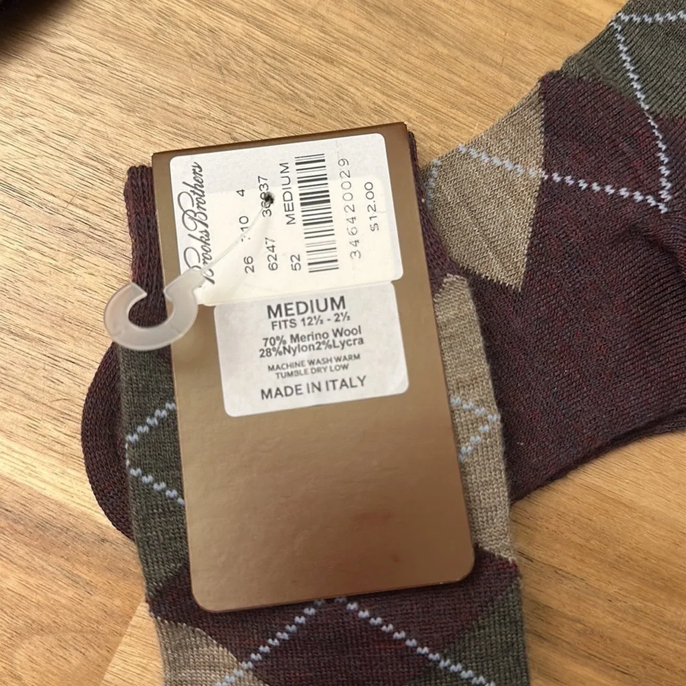 BROOKS BROTHERS socks